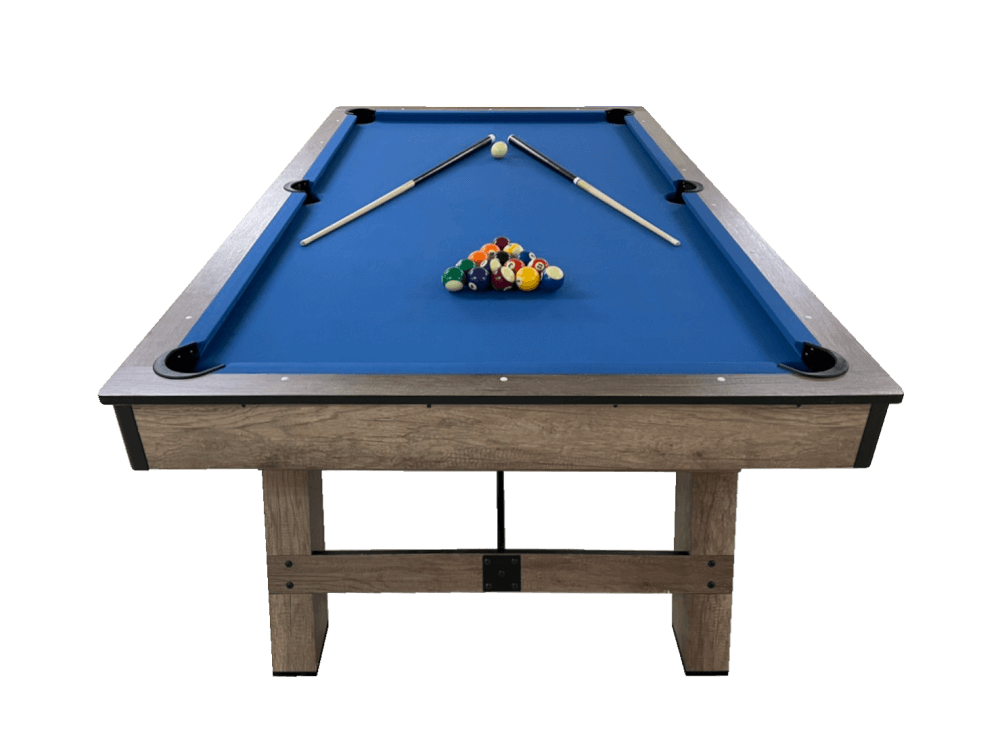 โต๊ะพูล POOL BILLIARD TABLE V.4 ขนาด 7 ฟุต สักหลากสีน้ำเงิน_4