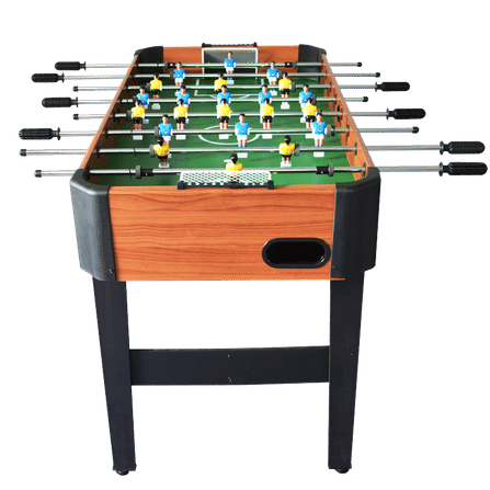 โต๊ะโกล์ โต๊ะฟุตบอลมือหมุน POOL BILLIARD รุ่น V.2 ลายไม้_1