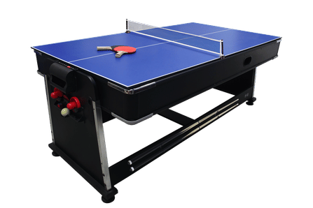 โต๊ะพูล 4IN1 POOL BILLIARD อุปกรณ์พร้อมเล่น ขนาด 7ฟุต สักหลาดเขียว_2
