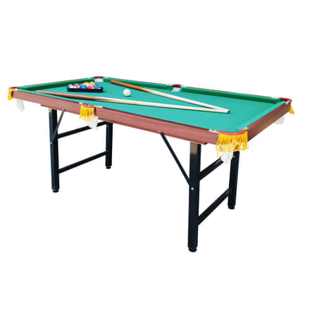 โต๊ะพูลพับได้ POOL BILLIARD รุ่น V.20 ขนาด 5 ฟุต สักหลาดสีเขียว_3