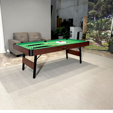 โต๊ะพูลพับได้ POOLBILLIARD TABLE รุ่น V.19 ขนาด 6 ฟุต_7
