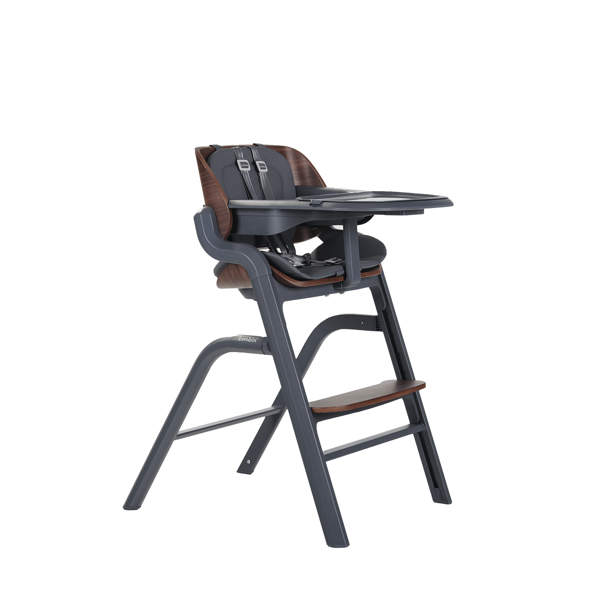 เก้าอี้ทานอาหารเด็ก EMBIX OKU สี OAK WOOD GREY