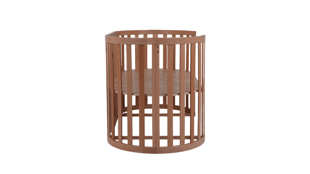 เตียงเด็ก MOMCO SOVA WOODEN COT พร้อมมุ้ง ปรับขนาดได้ 6 รูปแบบ สีไม้ธรรมชาติ