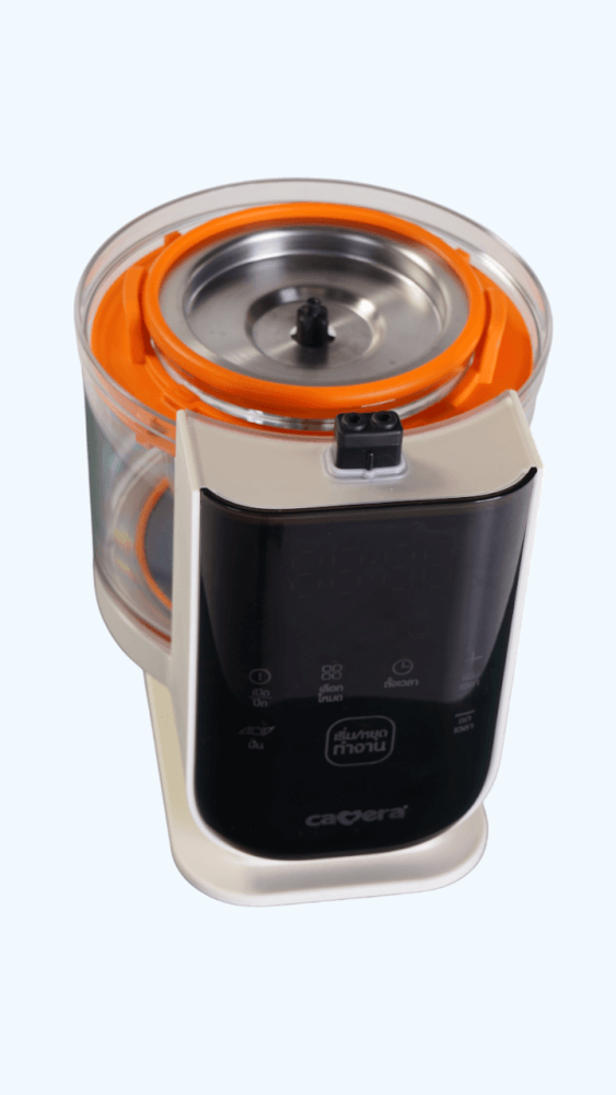 เครื่องนึ่งและปั่นอาหารเด็ก CAMERA รุ่น STEAMEX5 ระบบ FULL AUTO สีขาว