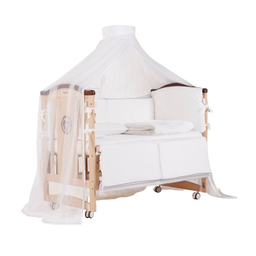 เตียงไม้สำหรับเด็ก CAMERA รุ่น ZLEEP COT เบาะผ้าปุ่ม สัมผัสนุ่มพิเศษ_0