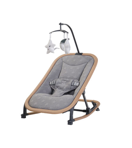 เปลโยก MOMCO BABY COZY BOUNCER สีเทาอ่อน_0
