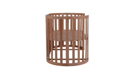 เตียงเด็ก MOMCO SOVA WOODEN COT พร้อมมุ้ง ปรับขนาดได้ 6 รูปแบบ สีไม้ธรรมชาติ_2