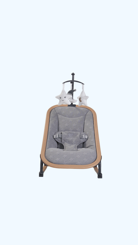 เปลโยก MOMCO BABY COZY BOUNCER สีเทาอ่อน_2