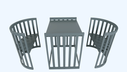 เตียงเด็ก MOMCO SOVA WOODEN COT พร้อมมุ้ง ปรับขนาดได้ 6 รูปแบบ สีเขียว_4