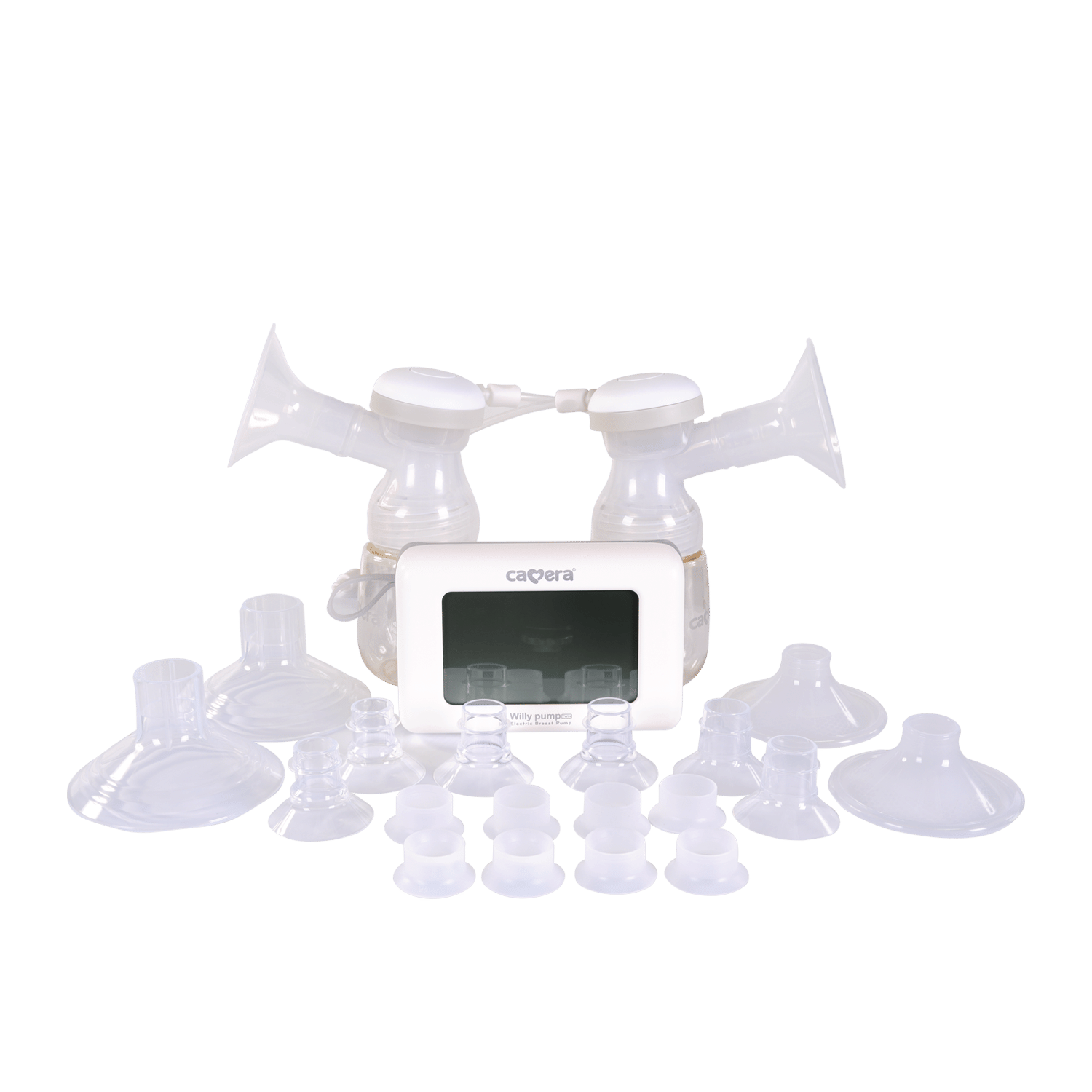 เครื่องปั๊มนมไฟฟ้าแบบคู่ CAMERA WILLY PUMP ทวินแยกมอเตอร์การทำงาน แรงดูด 300 MMHG_5