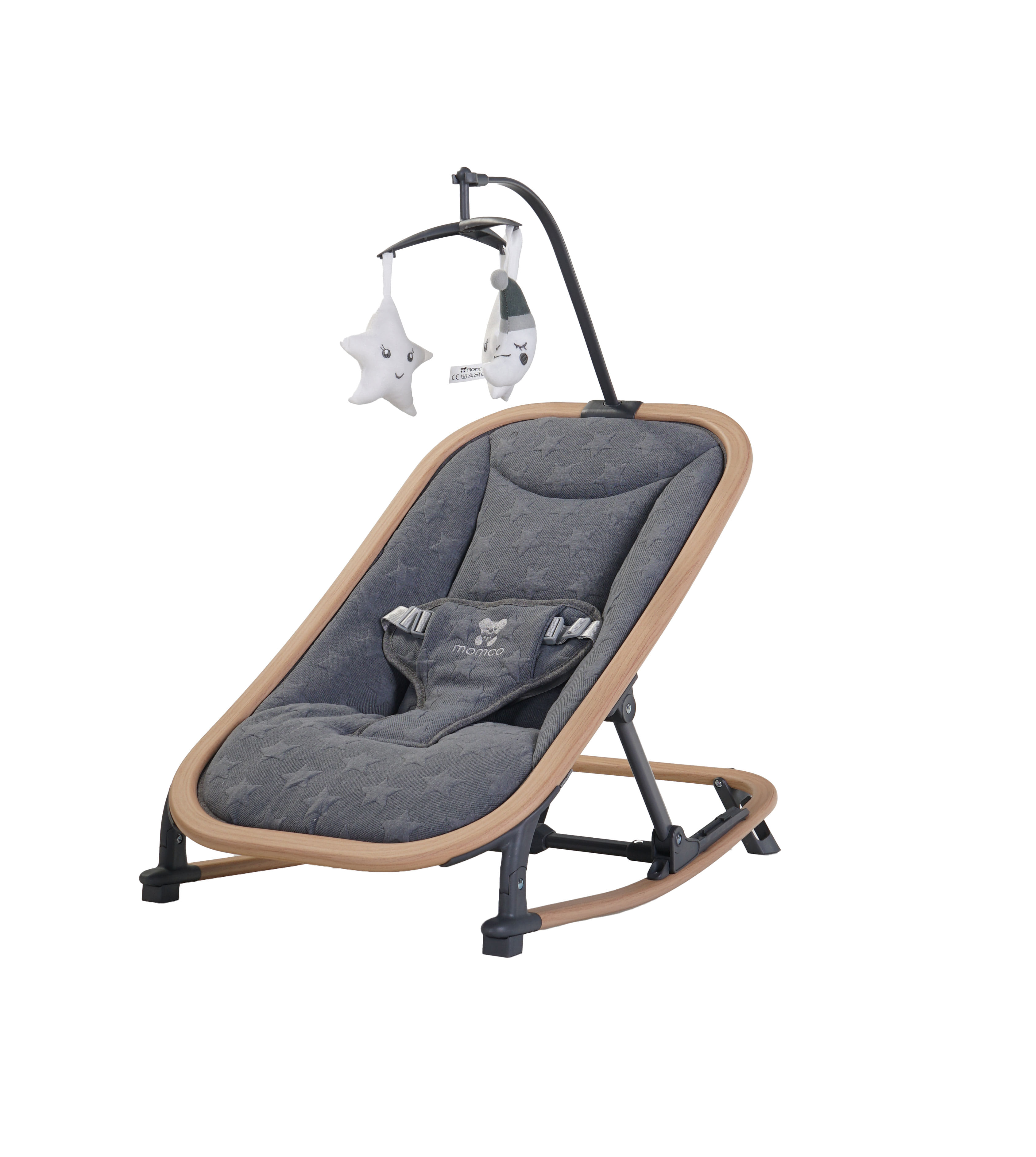 เปลโยก MOMCO BABY COZY BOUNCER สีดำเทา_0