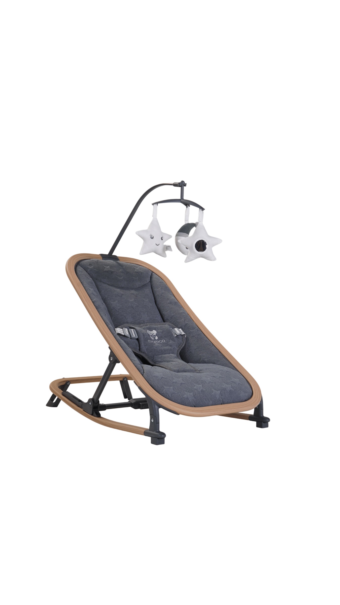 เปลโยก MOMCO BABY COZY BOUNCER สีดำเทา_1