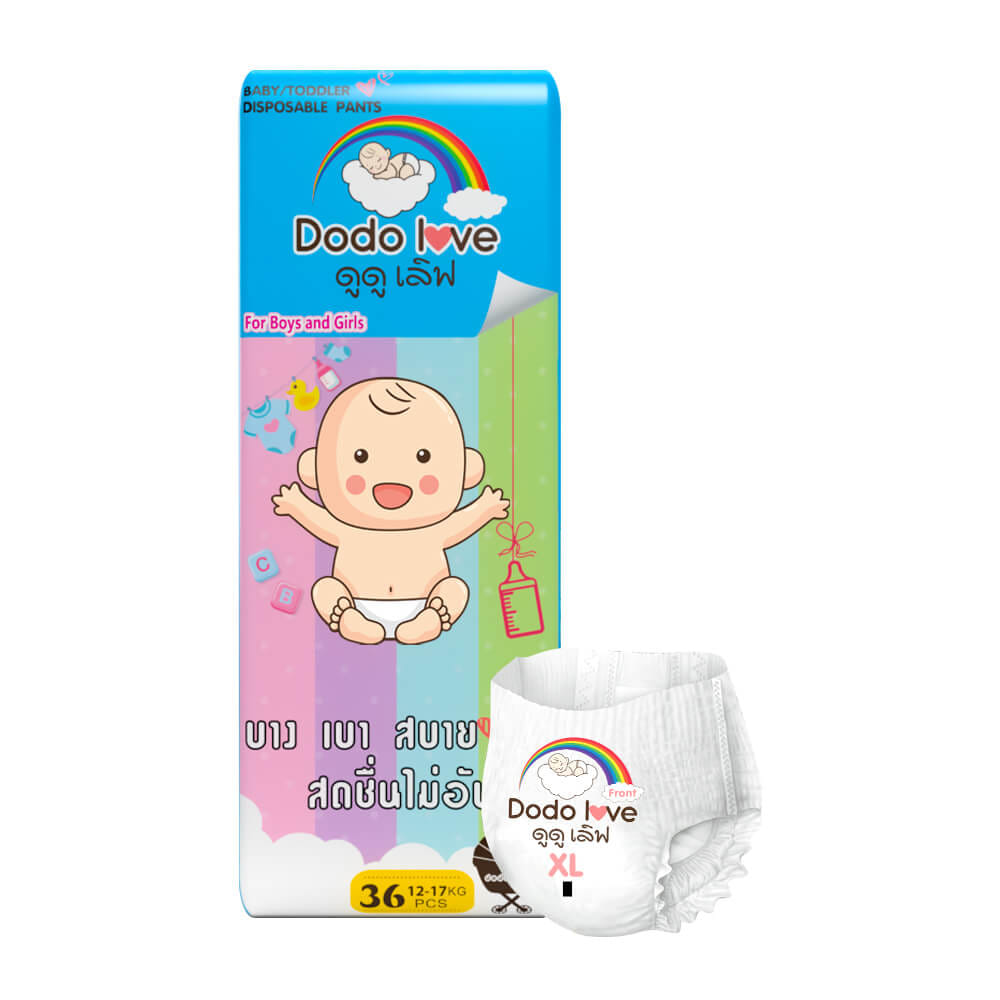 กางเกงผ้าอ้อม DODOLOVE SIZE XL 36 ชิ้น_0