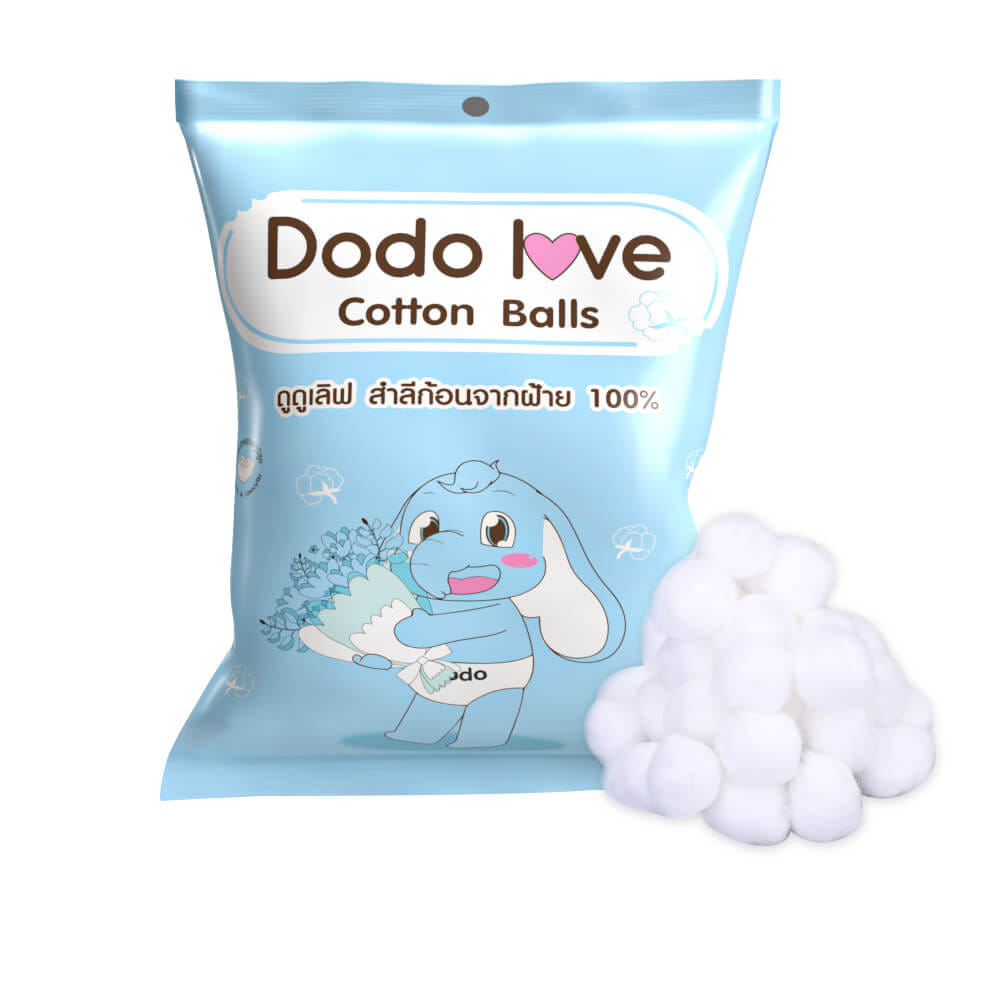 สำลีก้อนมาตรฐาน DODO LOVE ขนาด 100 กรัม