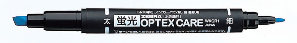 ปากกาไฮไลท์ 2 หัว ZEBRA OPTEX CARE 7C แพ็ค 7 สี_5