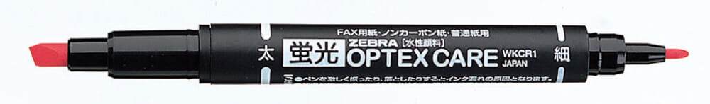 ปากกาไฮไลท์ 2 หัว ZEBRA OPTEX CARE 7C แพ็ค 7 สี_6