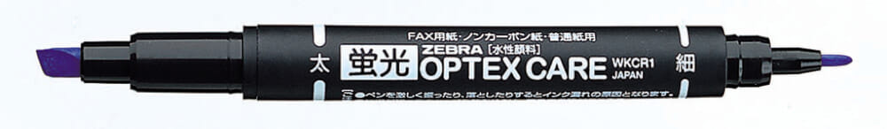 ปากกาไฮไลท์ 2 หัว ZEBRA OPTEX CARE 10C แพ็ค 10 สี_8