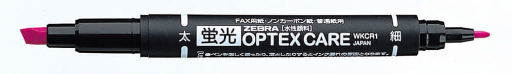 ปากกาไฮไลท์ 2 หัว ZEBRA OPTEX CARE 10C แพ็ค 10 สี_9