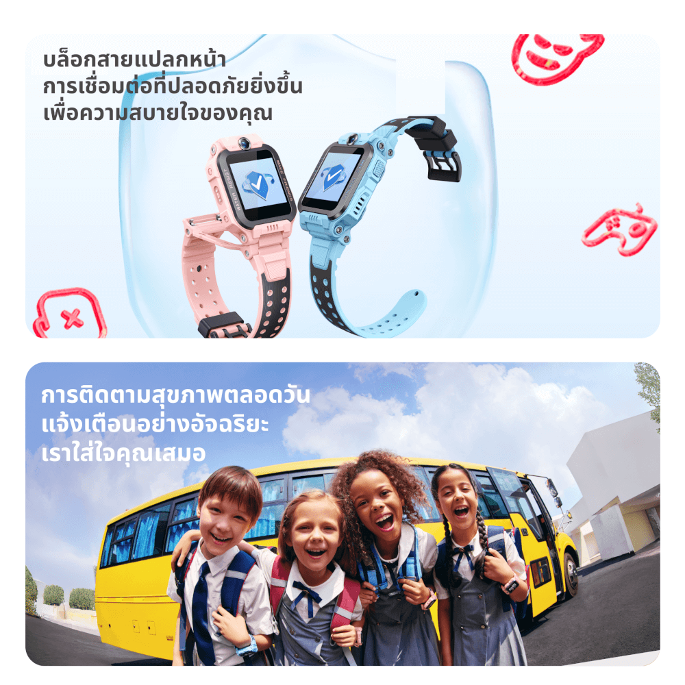 นาฬิกาอัจฉริยะ IMOO WATCH PHONE Z7 สีชมพู ประกัน 1 ปี_3