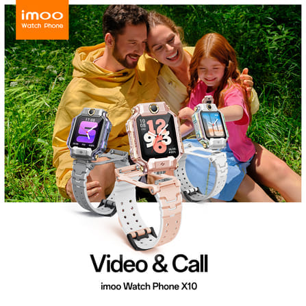 นาฬิกาอัจฉริยะ IMOO FLAGSHIP MODEL X10 หมุนได้ 360 องศา กันน้ำ ประกัน 1 ปี_1