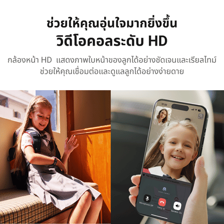 นาฬิกาอัจฉริยะ IMOO Z1 นาฬิกาโทรศัพท์เด็ก 4G SMART WATCH GPS ประกัน 1 ปี สีชมพู_2