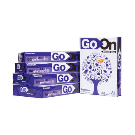 กระดาษถ่ายเอกสาร GO ON A4 80 แกรม 500 แผ่น (บรรจุ 1 รีม)_3