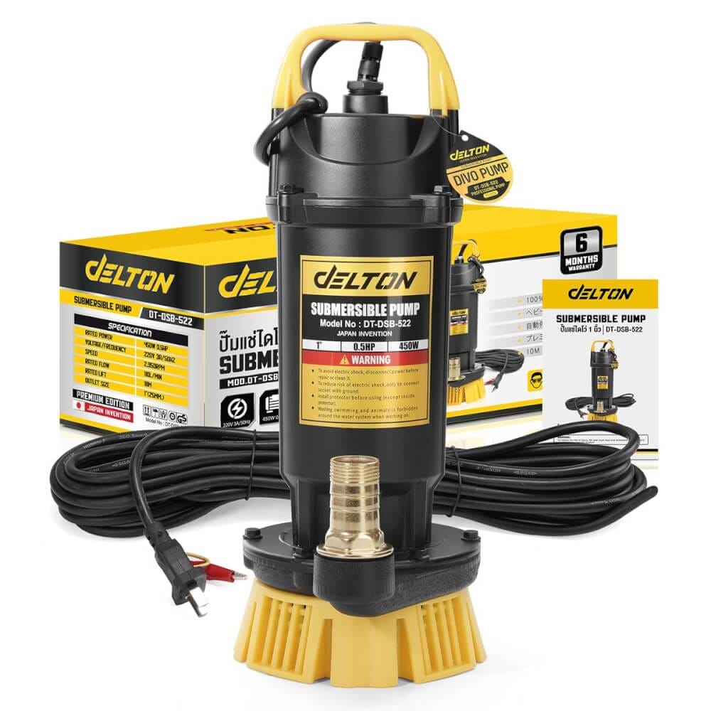 ปั๊มจุ่ม DELTON รุ่น DT-DSB-522 ขนาด 1 นิ้ว 0.5HP 450W_7