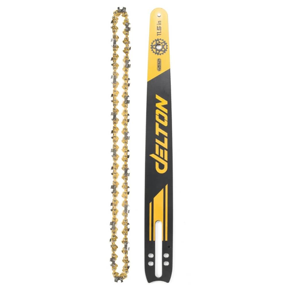อะไหล่ชุดบาร์เลื่อยพร้อมโซ่ ขนาด 11.5 นิ้ว DELTON รุ่น GBBC-115-35 ยาว 30 ซม. หน้ากว้าง 3.5 ซม._0