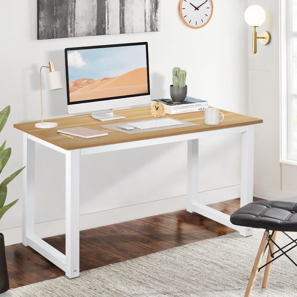 โต๊ะทำงาน InnHome รุ่น INH-100 ยาว 100 ซม. สี Light Walnut_5