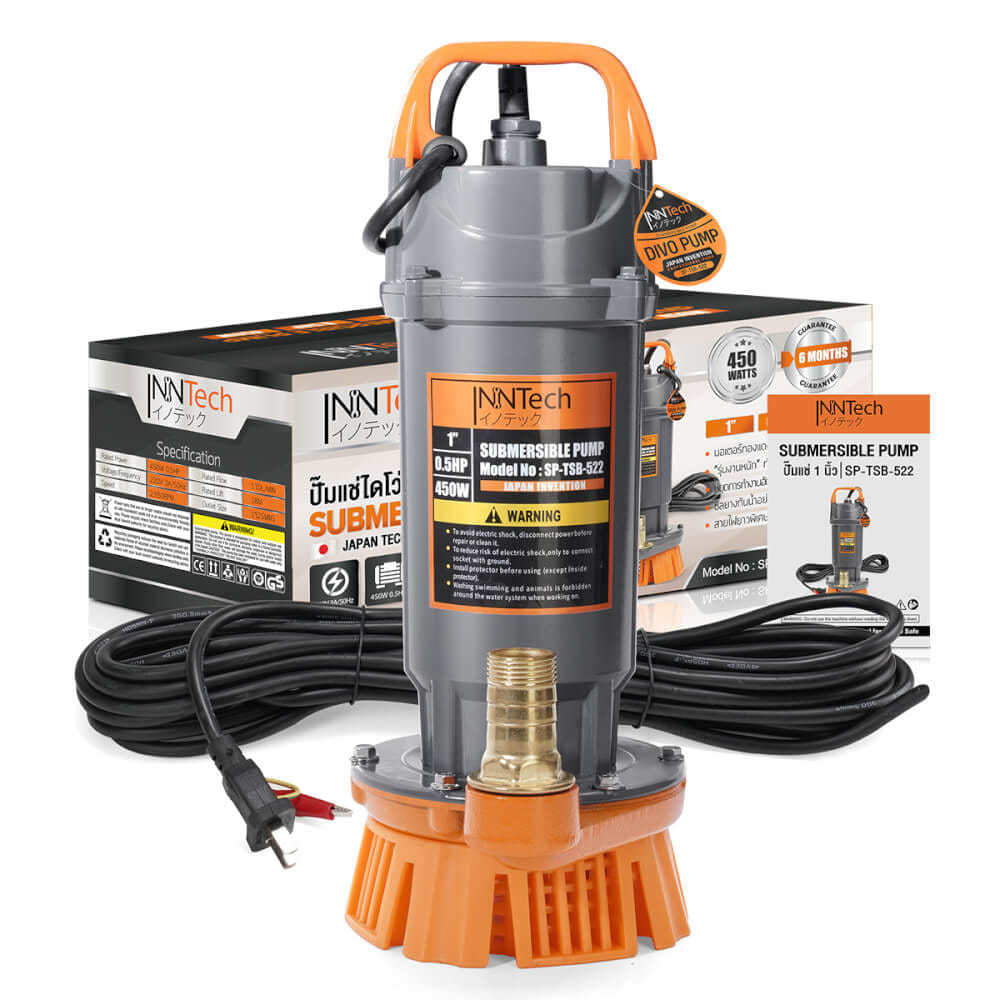 ปั๊มจุ่ม InnTech รุ่น SP-TSB-522 ขนาด 1 นิ้ว 0.5HP 450W_7