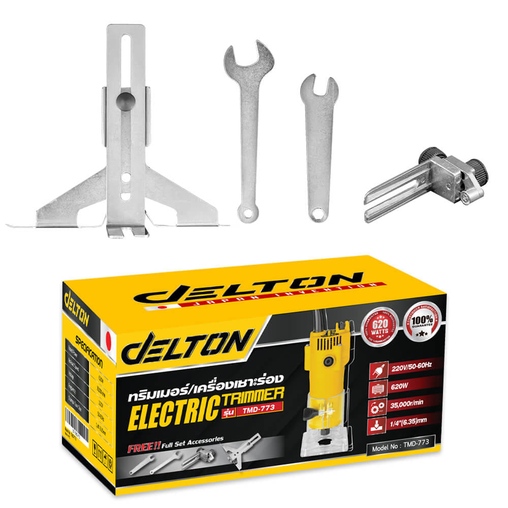 เครื่องเซาะร่อง DELTON รุ่น TMD-773 620 วัตต์