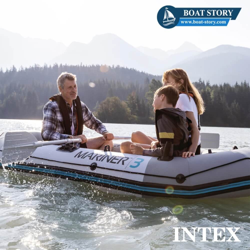 เรือยาง INTEX รุ่น  MARINER 3 ทนทานสุดในรุ่น อุปกรณ์ครบชุดพร้อมใช้งาน_5