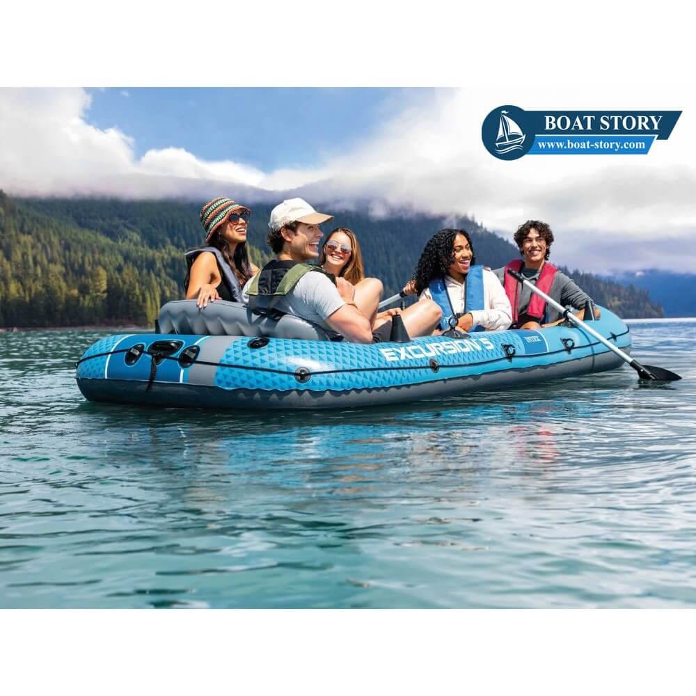 เรือยาง INTEX EXCURSION 5 นั่งได้ 5 คน อุปกรณ์ครบพร้อมปั๊มลม_9