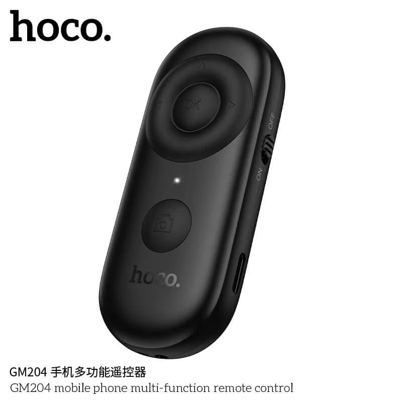 รีโมทควบคุมสมาร์ทโฟนไร้สาย HOCO GM204 BLUETOOTH 5.4 ใช้งานอเนกประสงค์ รองรับทั้ง IOS / ANDROID สีดำ_8