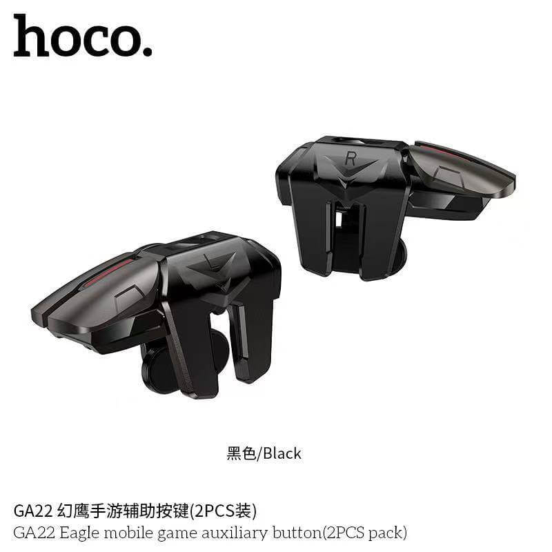 ปุ่มช่วยยิงเกมมือถือ 2 ชิ้น HOCO GA22 รองรับมือถือ 4-7 นิ้ว ช่วยเพิ่มความแม่นยำ เล่นลื่น ยิงไว_9