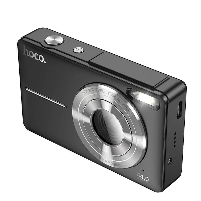 กล้องดิจิตอล HOCO DV202 หน้าจอ HD IPS 2.4 นิ้ว ความละเอียดสูง 44 ล้านพิกเซล สีดำ_6