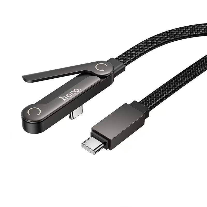 สายชาร์จเร็ว TYPE-C TO TYPE-C HOCO U150 พร้อมขาตั้งมือถือ จ่ายไฟ 60W ยาว 1.2 เมตร_9