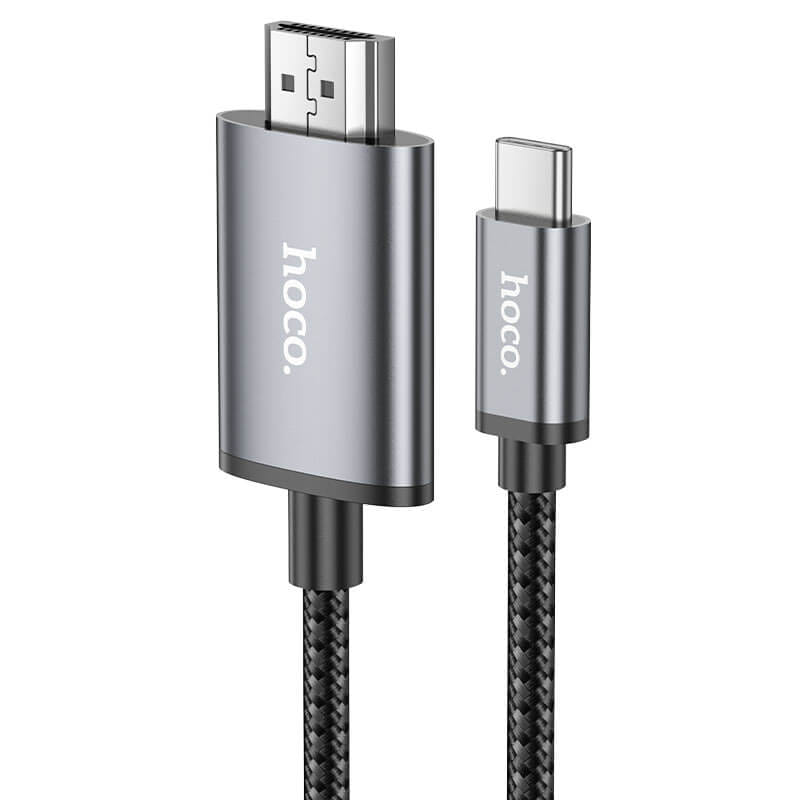 สายเคเบิล TYPE-C TO HDMI HOCO UA27 รองรับความละเอียด 4K ULTRA HD 30HZ ความยาว 2 เมตร สำหรับฟังก์ชั่น SCREEN MIRRORING_9