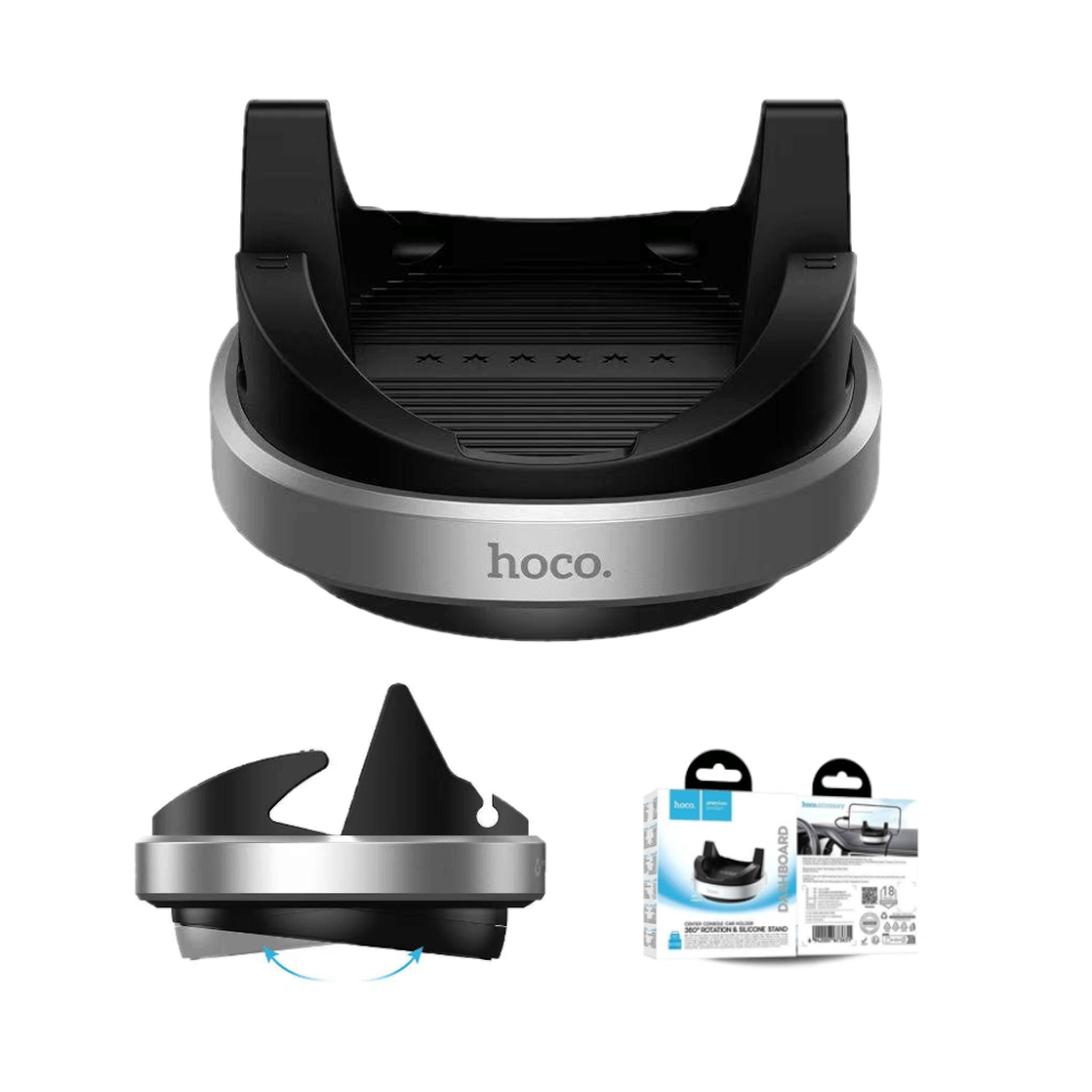 ที่วางโทรศัพท์ในรถ HOCO H100 สำหรับติดคอนโซล หมุนได้ 360° รองรับมือถือ 4.5-7 นิ้ว_10