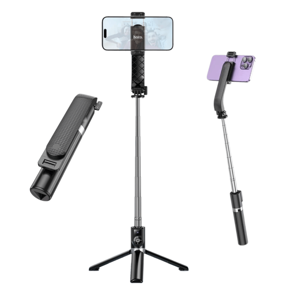 ขาตั้งมือถือ HOCO K20 หมุนได้ 360&deg; ยืดสูงสุด 980MM พร้อมรีโมทบลูทูธ