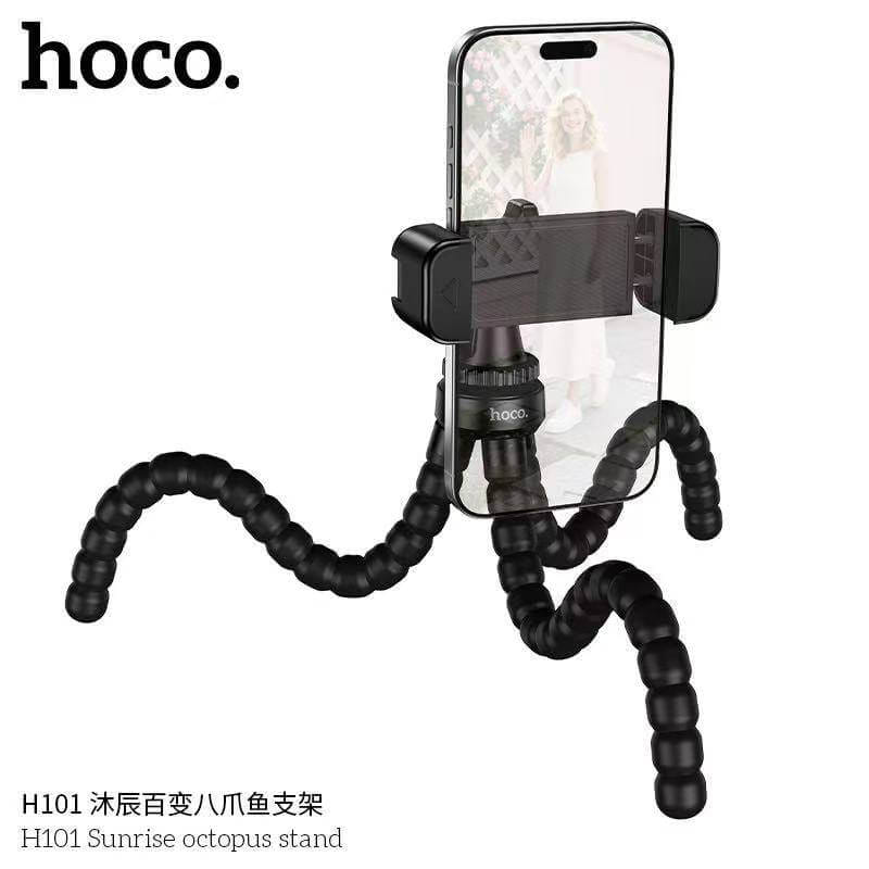 ขาตั้งมือถือ HOCO H101 หนวดปลาหมึก 3 ขา ดัดงอได้ 360° พกพาง่าย ติดตั้งได้ทุกที่ สีดำ_1