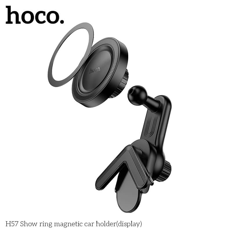 ที่จับโทรศัพท์ HOCO H57 ชนิดแม่เหล็ก สำหรับติดหน้าจอดิสเพลย์ รองรับมือถือจอ 4.5 - 7 นิ้ว_1