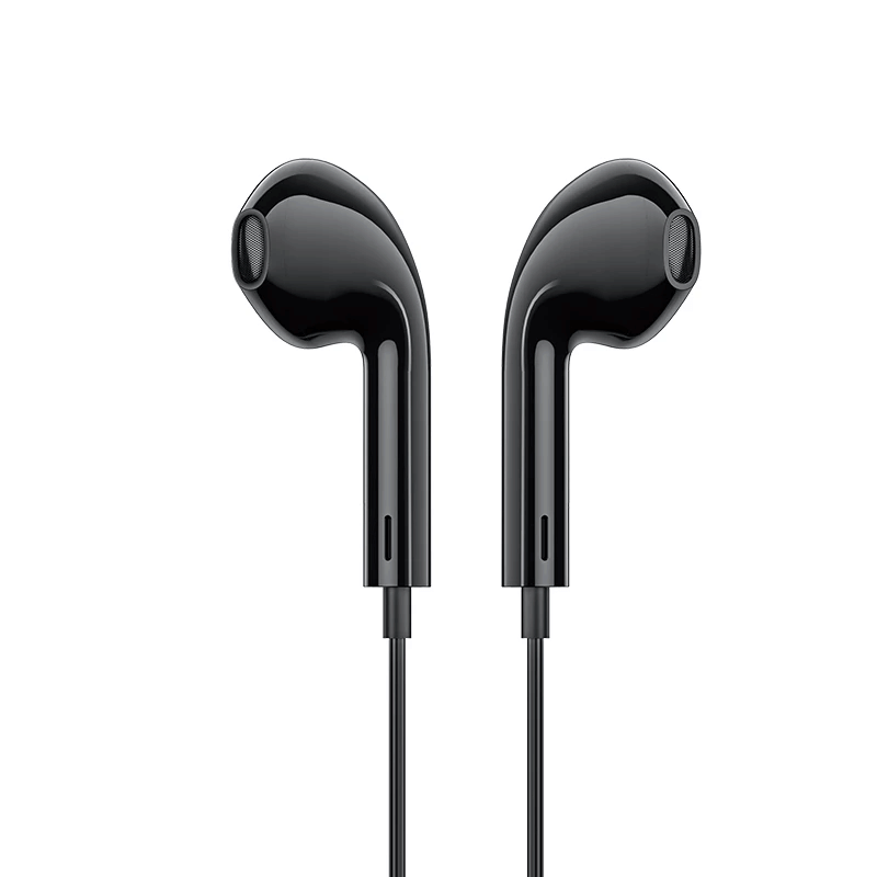 หูฟังมีสาย HOCO M111 สีดำ แจ็คไลท์นิ่ง สำหรับ IPHONE รุ่น 6-14 ไม่ต้องต่อบลูทูธ ไมค์ในตัว
