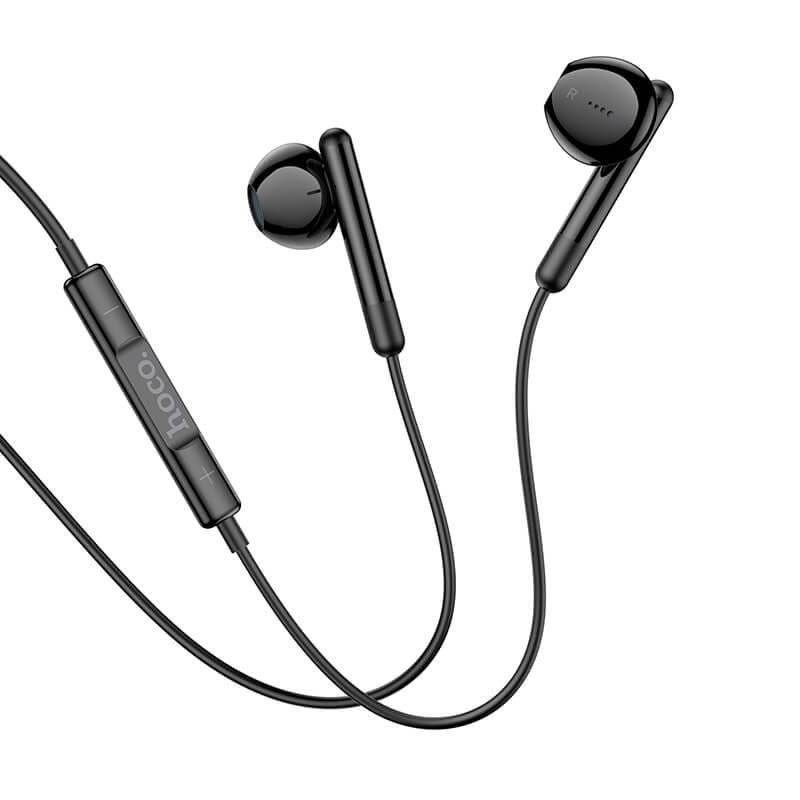 หูฟัง HOCO M93 สาย USB-C สีดำ ไมโครโฟนในตัว พร้อมปุ่มคอนโทรล