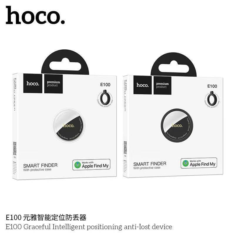 อุปกรณ์ติดตามจีพีเอส HOCO E100 สำหรับ APPLE IOS พร้อมเคสซิลิโคนในตัว สีดำ_10
