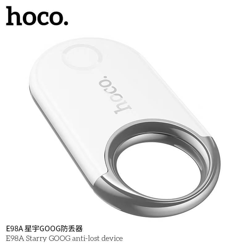 อุปกรณ์ติดตามจีพีเอส HOCO E98A ANDROID GPS TAG สำหรับแอนดรอยด์ รองรับ GOOGLE FIND MY NETWORK สีขาว