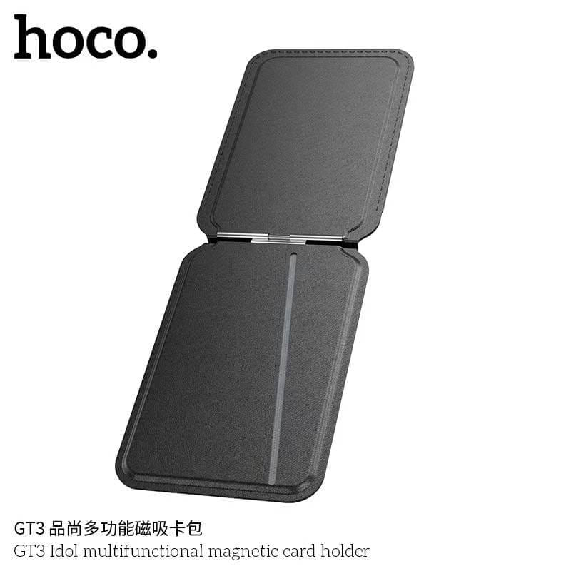 ขาตั้งมือถือแม่เหล็ก+ที่เก็บบัตร HOCO GT3 MAGNETIC WALLET สำหรับ IOS HC6_2