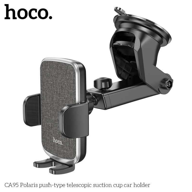 ที่ตั้งโทรศัพท์ในรถยนต์ HOCO CA95 ติดกระจกและคอนโซล ปรับมุมมองได้ 360° CAR HOLDER_2