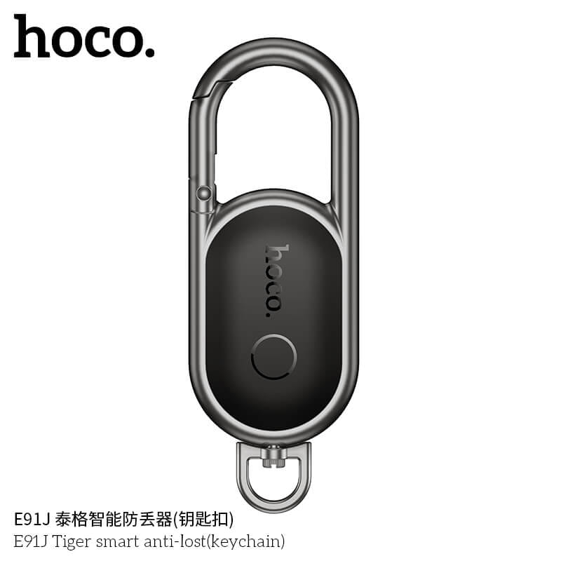 อุปกรณ์ติดตามจีพีเอส HOCO E91J สีดำ รูปแบบพวงกุญแจ สำหรับ รองรับ APPLE FIND MY_2