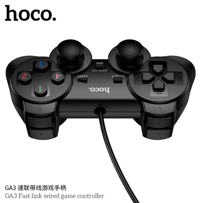 จอยเกม HOCO GA3 สำหรับ PC รองรับระบบ WINDOWS เชื่อมต่อ USB-A สายยาว 1.5 เมตร